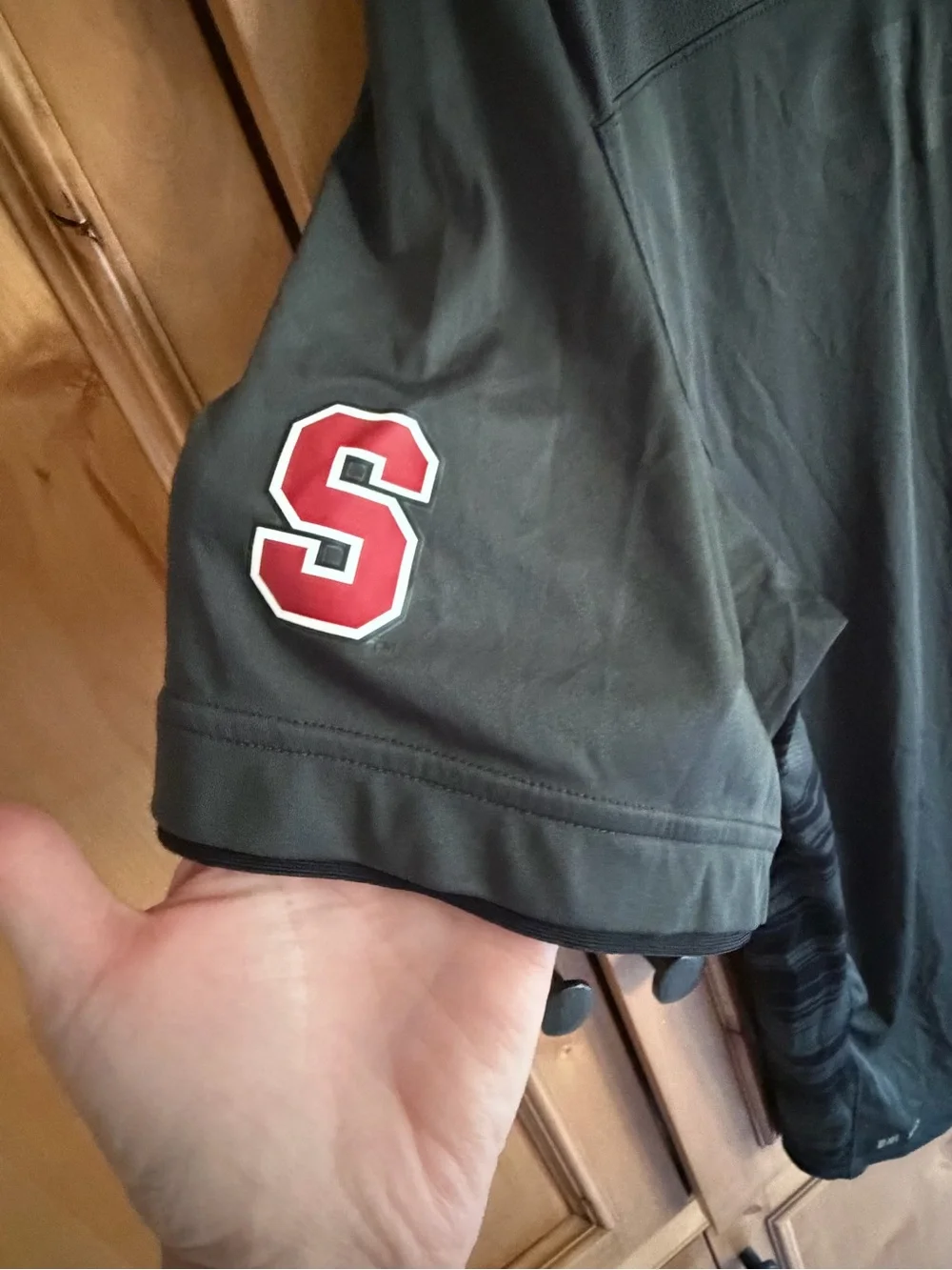 Nike Black Stanford Performance Short Sleeve Shirt